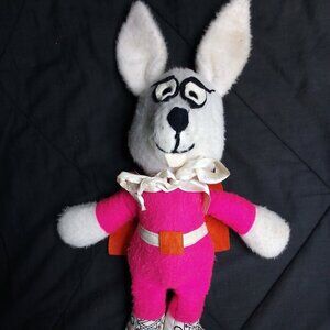 Vintage Animal Fair Rabbit Hero Plush Toy